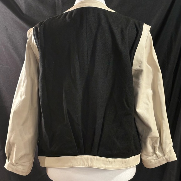Unique PJK Leather Sleeved Jacket - Picture 6 of 10